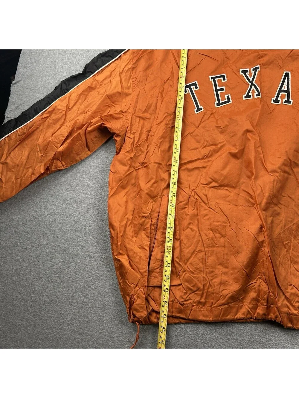 Vintage Texas Linghorns Pullover Windbreaker Jacket Russell Men’s Size XL Lined